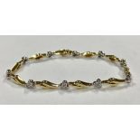 An 18ct gold Bracelet,