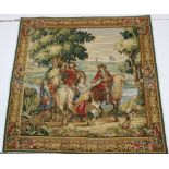18th Century Style French Tapestry "Les Sonneurs," ( O.R.M.