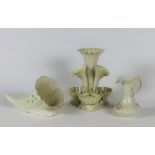 A Third Period Belleek (1926/46) Shell Centrepiece,