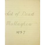 Co. Meath: A valuable Manuscript Reference for Mullaaghea, Kells, Co.