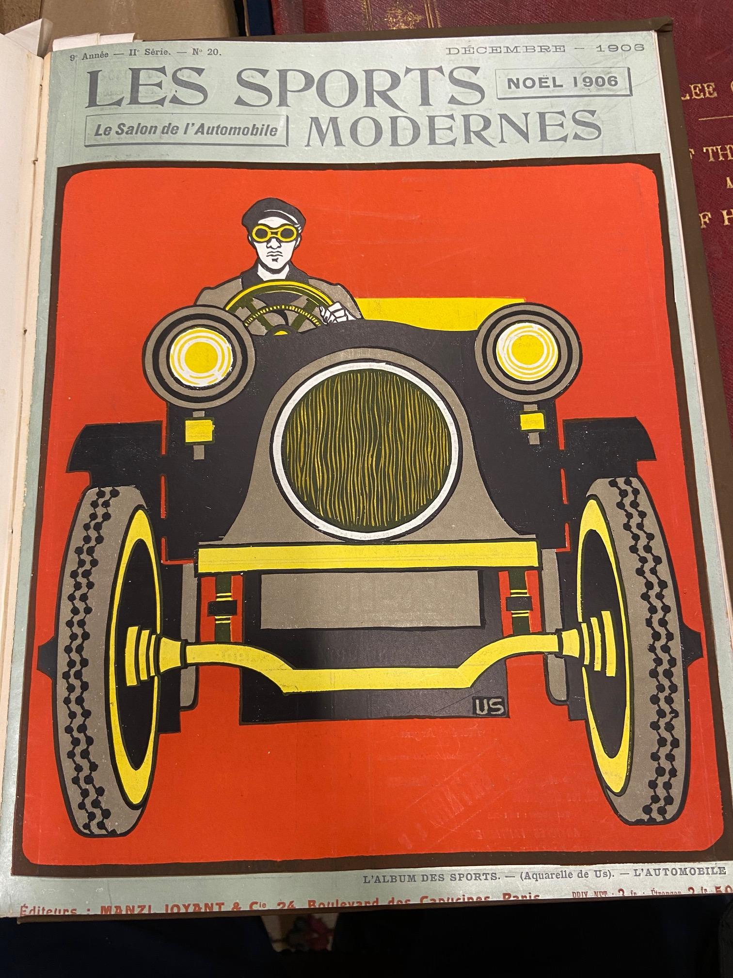 With Coloured Plates Periodical: Les Sports Modernes, May 1905 - Dec. 1905 and Jan. 1906 - Dec. - Image 8 of 9