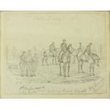 19th Century Irish School Early View of the Horse Show at Ballsbridge "Final Judging Heavy Weights,