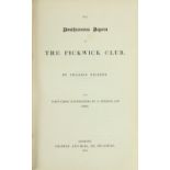 Dickens (Charles) The Posthumous Papers of the Pickwick Club, 2 vols. Sm. 8vo L. 1838. Illus. by R.