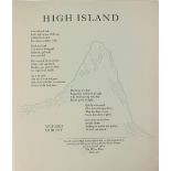 Inscribed by Author Rare Handmade Letterpress Broadside Murphy (Richard) High Island,