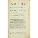 [Hutcheson (Francis)] An Inquiry into the Original of our Ideas of Beauty and Virtue: In Two