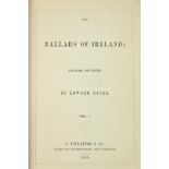 Hayes (Ed.) The Ballads of Ireland, 2 vols. L. 1855 cloth; Croker (T.