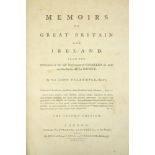 Dalrymple (Sir J.) Memoirs of Great Britain and Ireland, 2 vols. 4to L. 1771 - 1773. First Edn., hf.