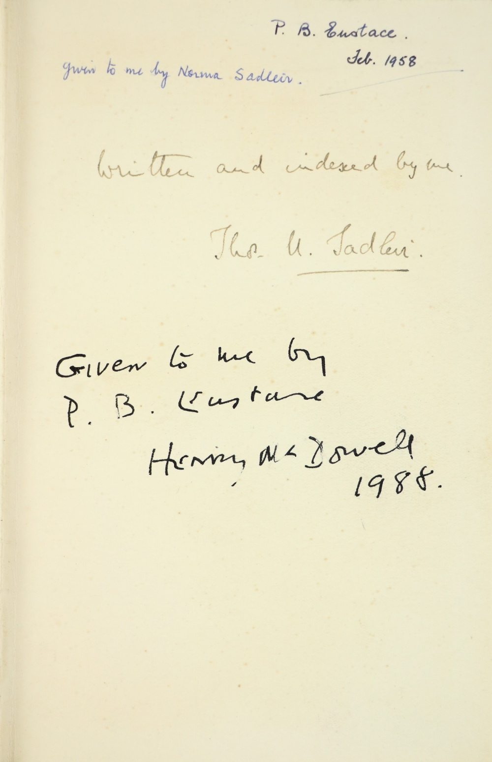 Co. Kildare: Sadlier (Thos. Ulick) Kildare Members of Parliament, 1559 - 1800, 8vo Naas c. 1960. - Image 2 of 2