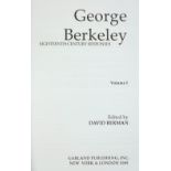 Berman (David)ed. George Berkeley, Eighteenth-Century Responses, 2 vols. 8vo N.Y. & Lond.