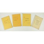Griffiths (George) Four cyclostyled collections of poetry, titled 'The Note and Other Poems',