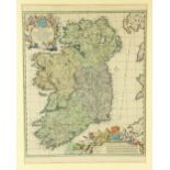 Irish Map: Visscher (Nicolaum) Hiberniae Regnum tam in praecipuas Ultoniae, Connaciae,