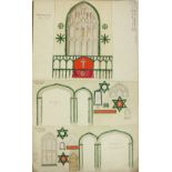 THIS LOT HAS BEEN WITHDRAWN Fine Hand-Coloured Architectural Drawings Street (George Edmund)
