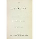 Mill (John Stuart) On Liberty, 8vo Lond. (J.W. Parker & Son) 1859. Second Edn., L.S.