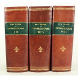 Bienstock (J.W.)trans. Oeuvres Completes du Comte Leon Tolstoi - 'Guerre et Paix,' 6 vols.
