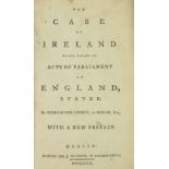 Mollyneux (William) The Case of Ireland being bound by Acts of Parliament in England Stated, 8vo,