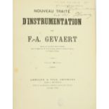 Signed Presentation Copy Music: Gevaert (F.-A.) Nouveau Traite D'Instrumentation, Folio Paris Oct.
