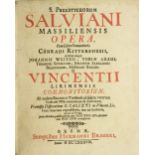 Salviani (S.P.) Massiliensis. Opera, with commentary by Conrad Rittershusii,...