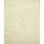 Corbet Hill, Wexford 1798 Interest: A manuscript 4pp Letter,