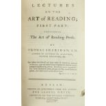 Sheridan (Thomas) Lectures on the Part of Reading, 12mo D. 1775.