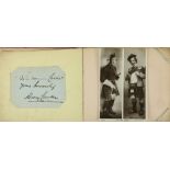 Autographs of Early Theatrical Greats Autographs: An Album of Autographs and Photographs,