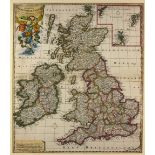 Maps - British Isles Schenk, Petrus.