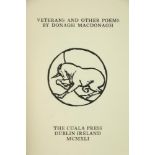 Poetry: MacDonagh (Don.) Veterans and Other Poems, 8vo D. (Cuala Press) 1941. Lim. Edn.