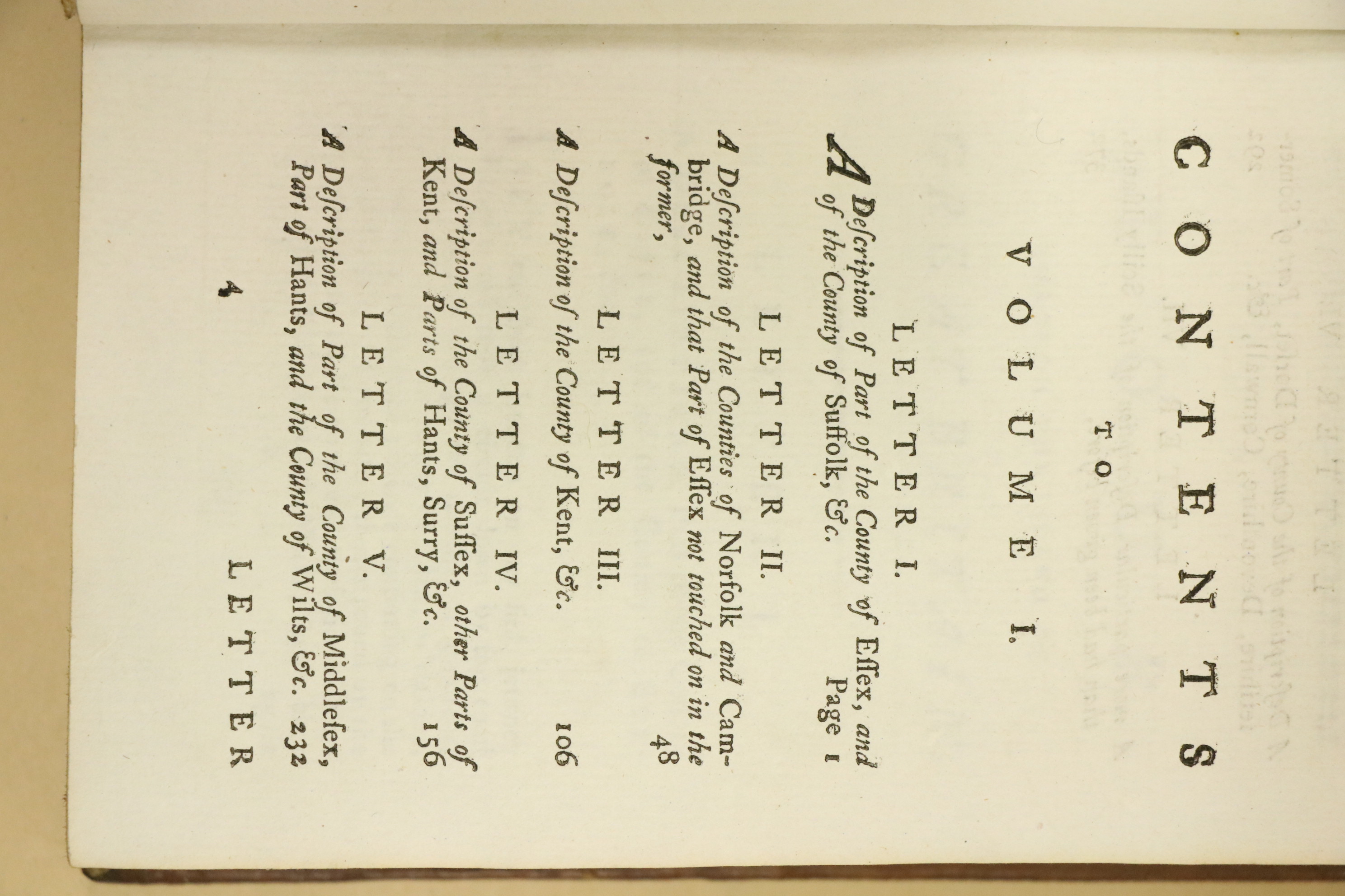 de Foe (Daniel) A Tour through the Island of Great Britain, 4 vol. 12mo D. 1779. Ninth, cont. - Image 7 of 40