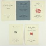 Rare Private Press: Trinity Closet Press Dulbin, Five publications as follows, A.