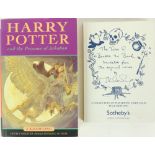 With Inscription by J.K. Rowling Rowling (J.K.)O Harry Potter and the Prisoners of Azkaban, 8vo, L.