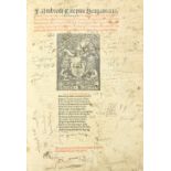 Fine Early Printing, 1510 Calepinus (F. Ambrosius) .. Dictionariu ... Cum Cornucopie...