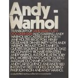 [Bailey (David) interviewer] Andy Warhol Transcript, sm. folio L.