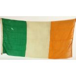 [1922 Free State] An Army Issue Irish Tri-Colour, large linen machine stitched in panels, approx.
