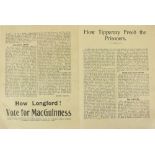 Arthur Griffith Leaflet, "How Tipperary Freed the Prisoners," 4to 4pp (single folded sheet),