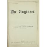 Periodical: The Engineer, 1877, 1880, 1881 & 1894, together 5 vols. folio 1877 - 1894, with illus.