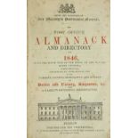 Directories: The Post Office Annual Directory for 1845, sm. 8vo D. 1845. Title with vignette of G.P.