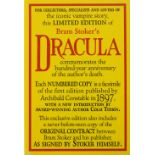 [Stoker (Bram)] Tóibín (Colm)introduction, Dracula, 8vo L. (Constable) 2012 (Reprint) Ltd. Edn.