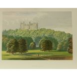 Coloured Plates: Morris (F.O.) Castles and Halls of England, 4to L. n.d. Cold. vign.