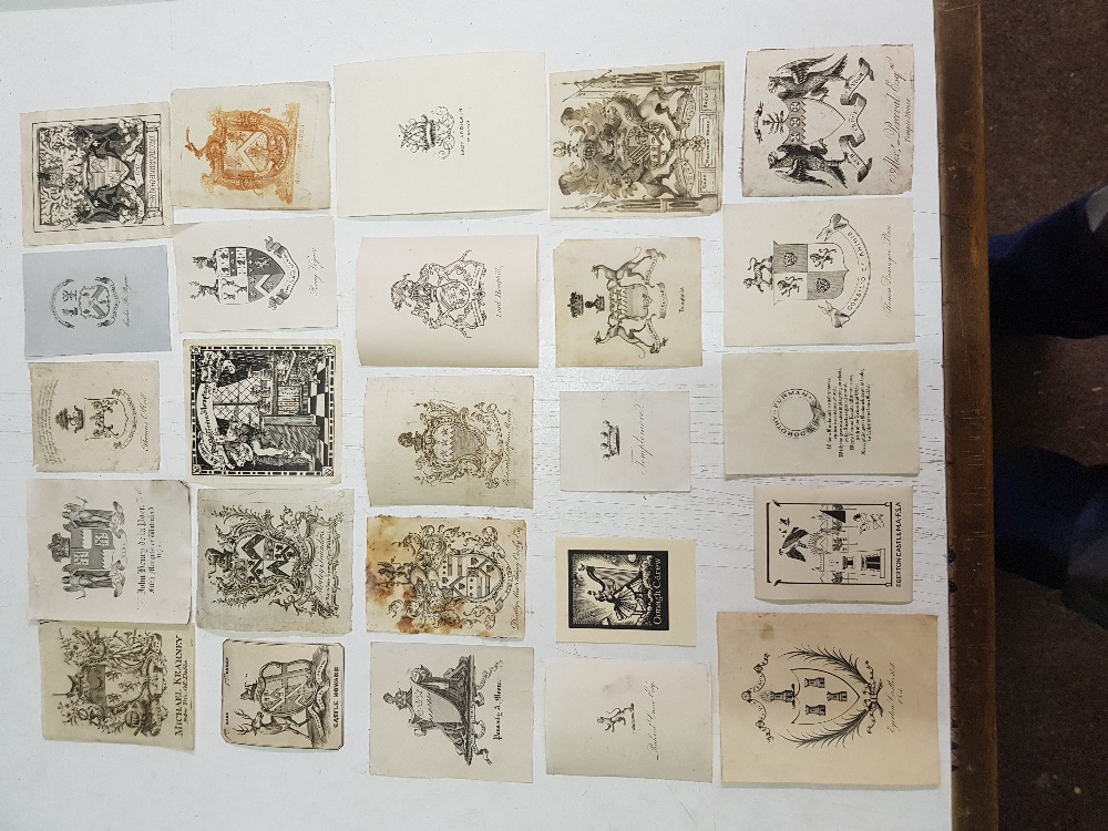 Bookplates: A very good collection of 19th Century and early 20th Century printed Bookplates, - Image 5 of 12