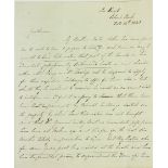 Letter Pertaining to Rathmines Castle,