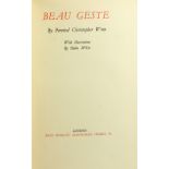 Limited Edition Asprey Binding: Wren (Percival Christopher) Beau Geste, 8vo L. 1927.