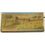 With fine Fore-Edge Paintings Bindings: Bible in Greek, 24mo Lond. (Bagster) 1820. A.e.g.
