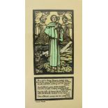 Cuala Press: St. Patrick, An attractive hand coloured Print after ....