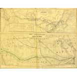 Canada: Map of Manitoba and the Northwest Territories of Canada showing the Lines and Land Grant of