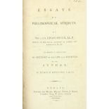 Very Scarce Dublin Edition Smith (Adam) Essays on Philosophical Subjects … to which is prefixed an