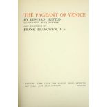 [Brangwyn (Frank)] Hutton (Ed.) The Pageant of Venice, lg. 4to L. (John Lane) 1922. First Edn.