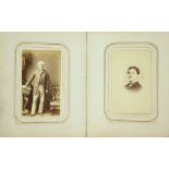 [The Franks Family] Photographs: A small leather bound Album of Card-de-Visite from the Franks