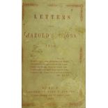 [Burton (Nataniel Joseph)] Letters from Harold's Cross 1850, 12mo, D. (John F.