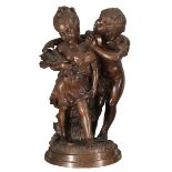 AUGUST MOREAU (1834-1917) "Figure di fanciulli" - "Figures of children"