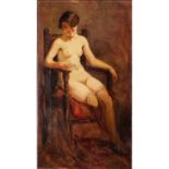 ERMINIO LOY (1891-1955) "Nudo di donna seduta" -"Nude of a seated woman"