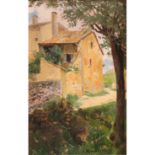 CARLO BRANCACCIO (1861-1920) "Paesaggio francese" – "French landscape"